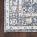 nourison astra machine washable asw16 dark blue rug