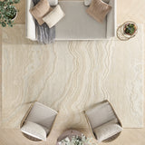 nourison graceful gru01 ivory rug