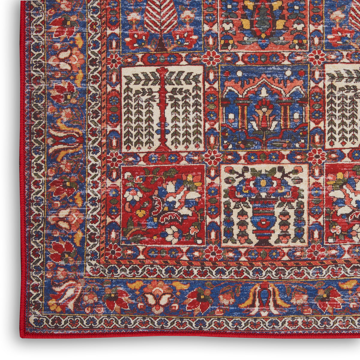 nourison fulton ful05 red rug