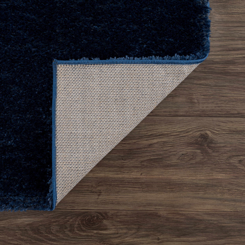 Hauteloom Heavenly HVL6209 Navy Blue Machine Made Polyester Rug