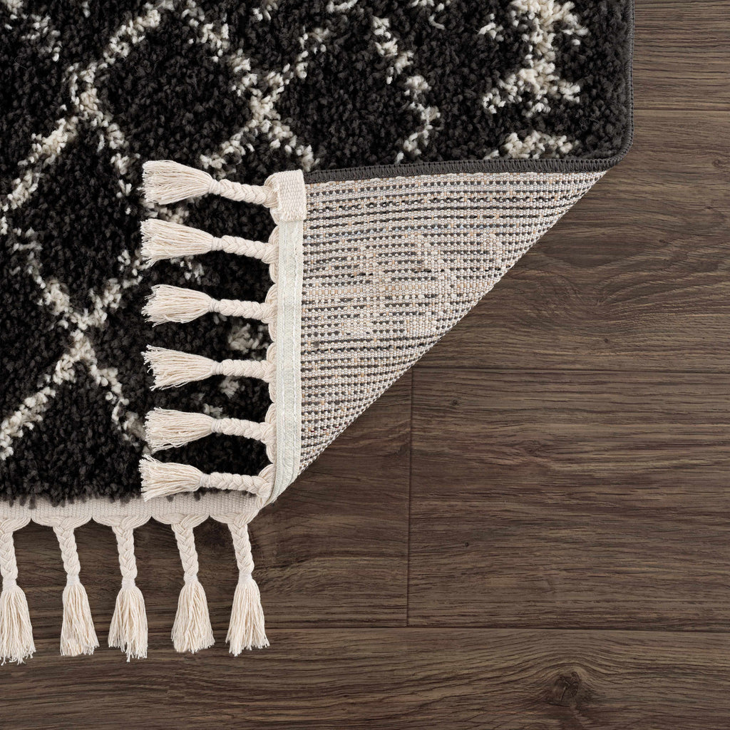 Hauteloom Thetford THET Charcoal Machine Made Polypropylene Rug
