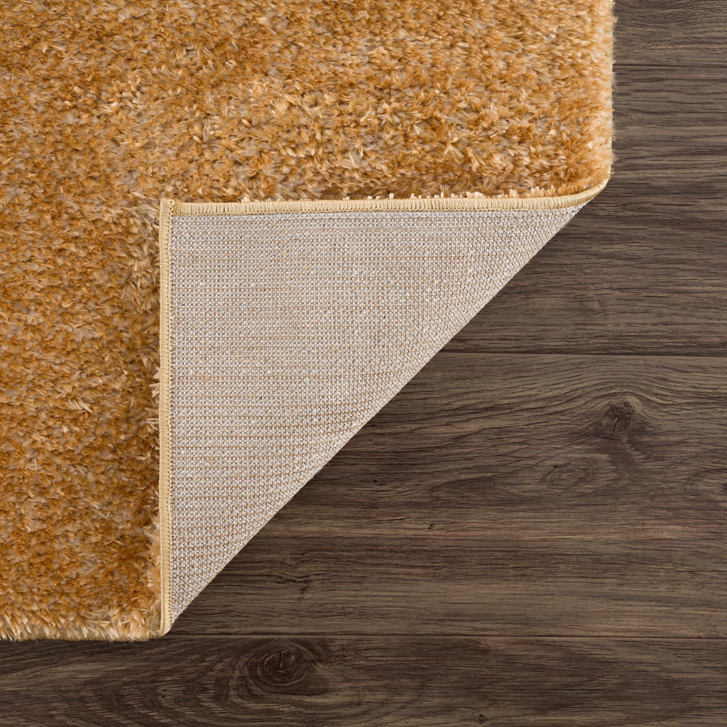 Hauteloom Heavenly HVL6212 Dark Gold Machine Made Polyester Rug