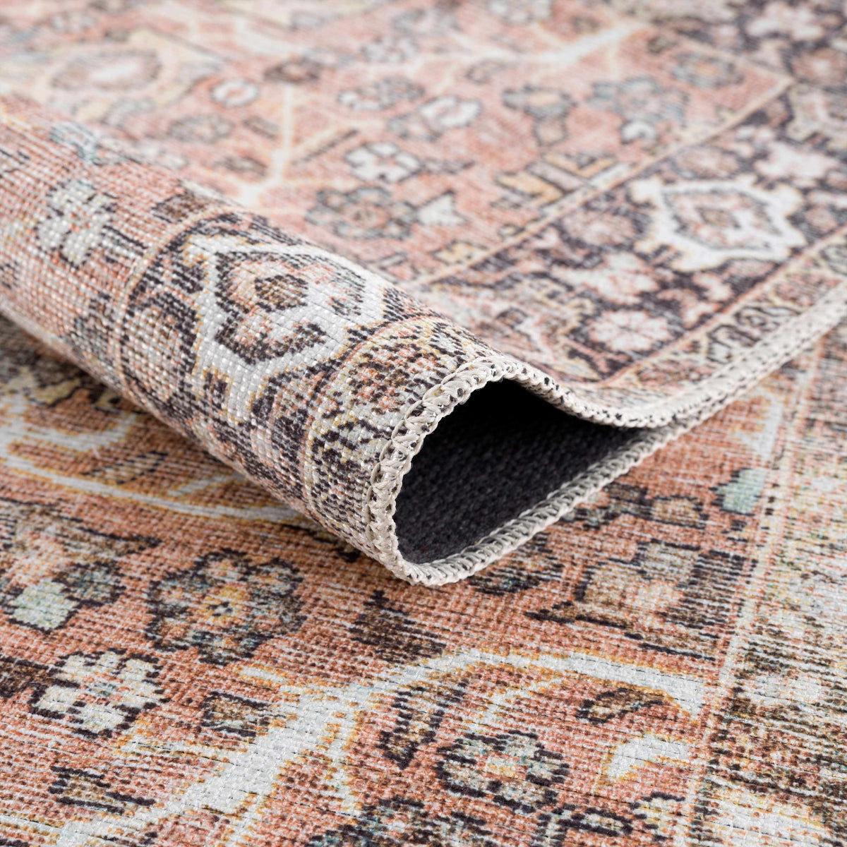 Hauteloom Bian HGEBBIAN8A1 Peach Machine Made Rug