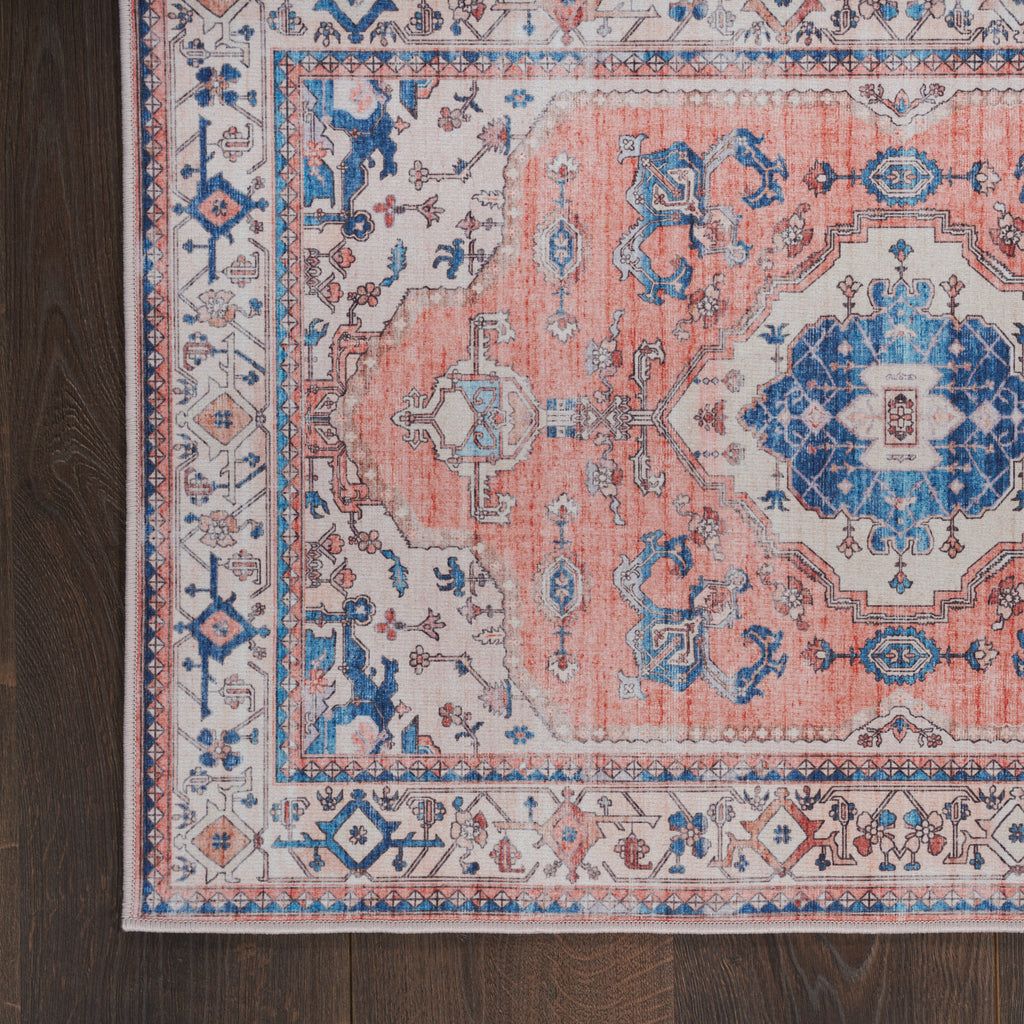 nourison fulton ful11 coral rug