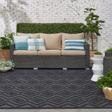 nourison versatile nrv01 charcoal black rug