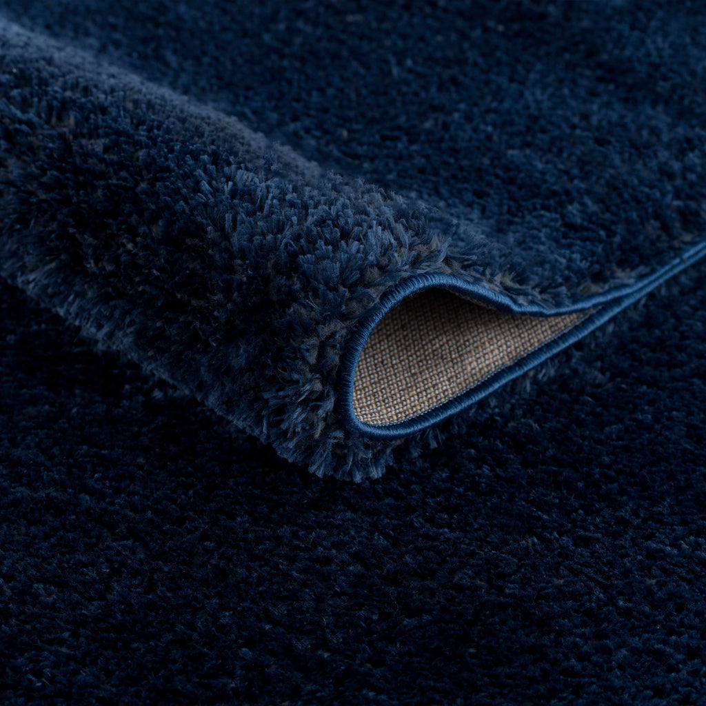 Hauteloom Heavenly HVL6209 Navy Blue Machine Made Polyester Rug