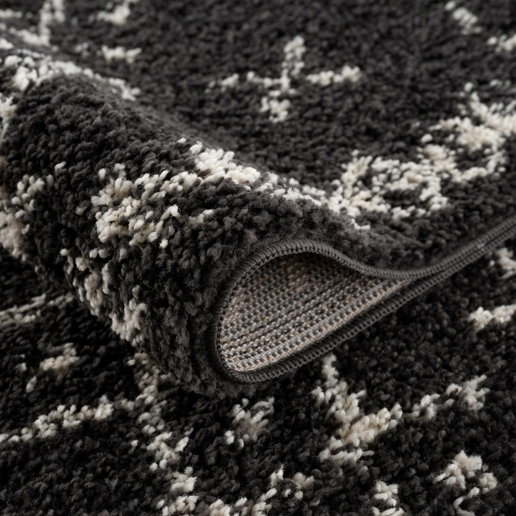 Hauteloom Thetford THET Charcoal Machine Made Polypropylene Rug