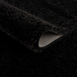 Hauteloom Heavenly HVL6201 Black Machine Made Polyester Rug