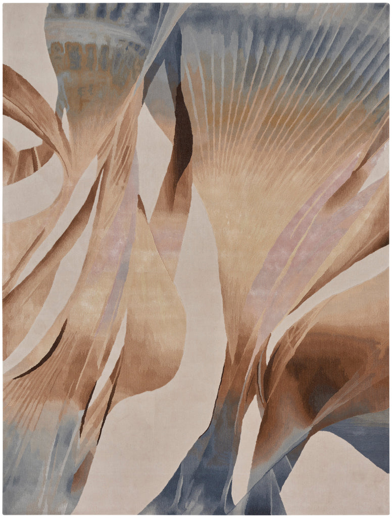nourison prismatic prs35 sand rug