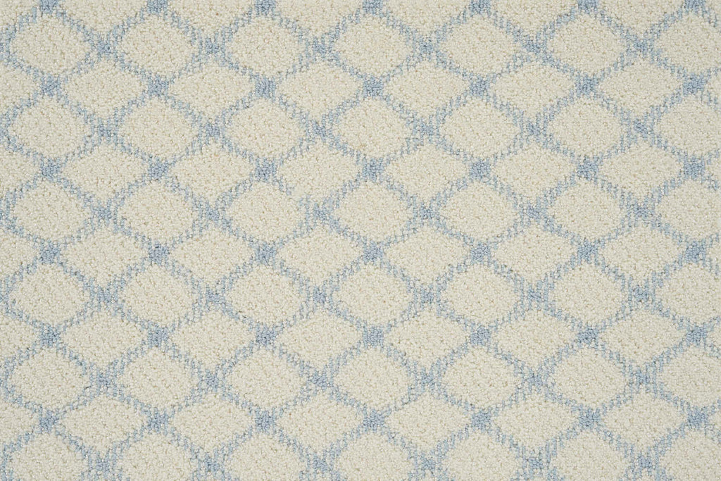 rugs done right custom sheer lattice shlat baby blue rug