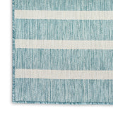 nourison positano pos03 aqua ivory rug