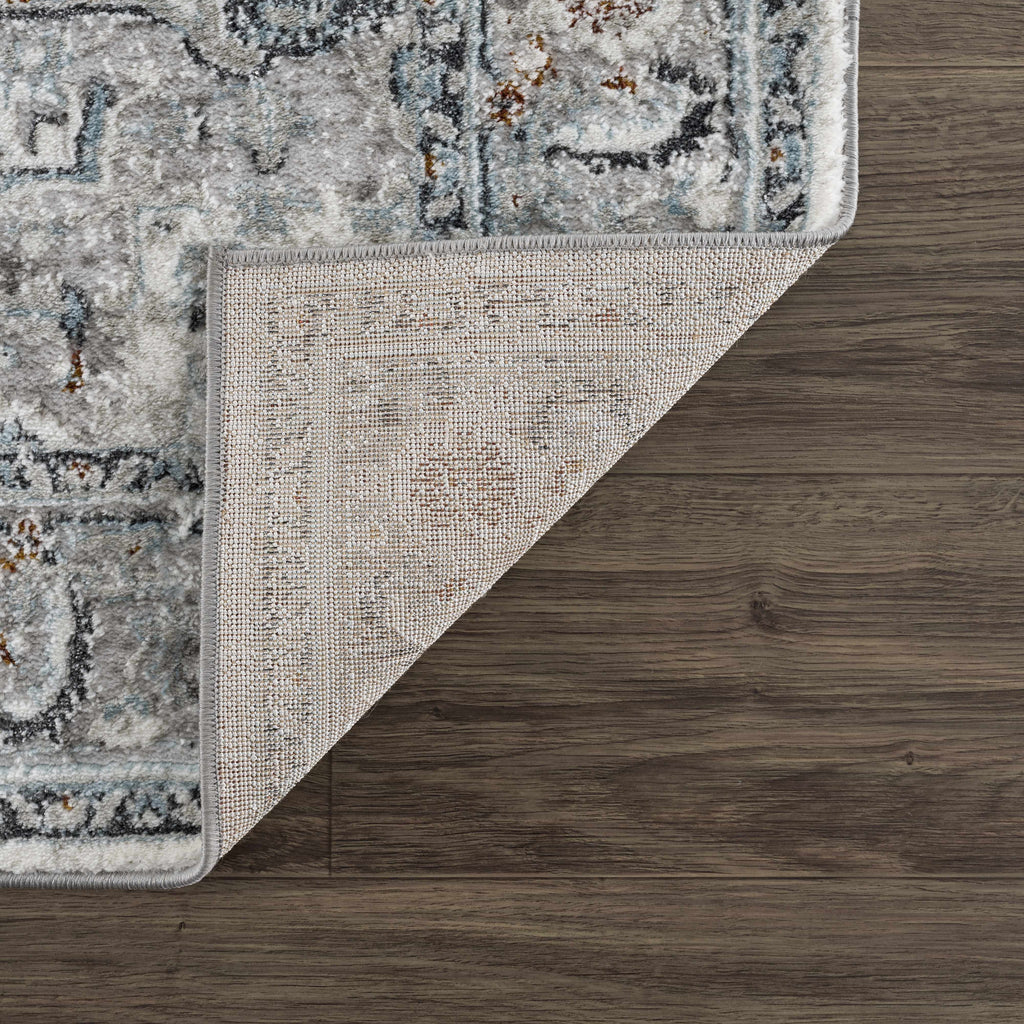 Hauteloom Liverpool LVP4117 Charcoal Machine Made Polypropylene Rug