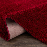 Hauteloom Heavenly HVL6211 Red Machine Made Polyester Rug