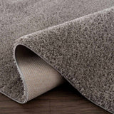 Hauteloom Heavenly HVL6205 Gray Machine Made Polyester Rug