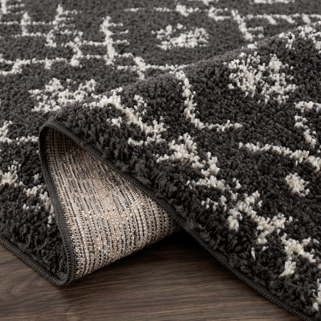 Hauteloom Thetford THET Charcoal Machine Made Polypropylene Rug