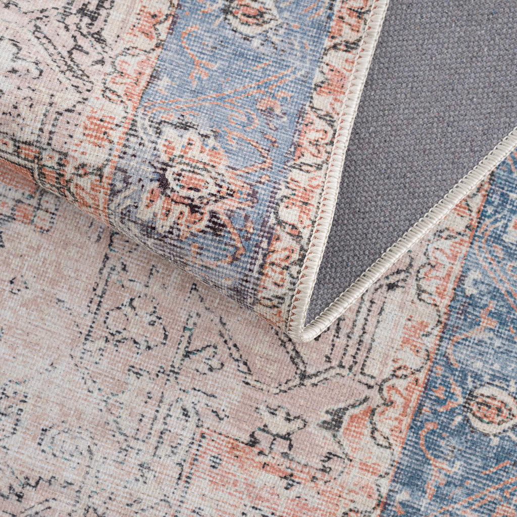 Hauteloom Rosman ROSM Black Machine Made Chenille-Polyester Rug