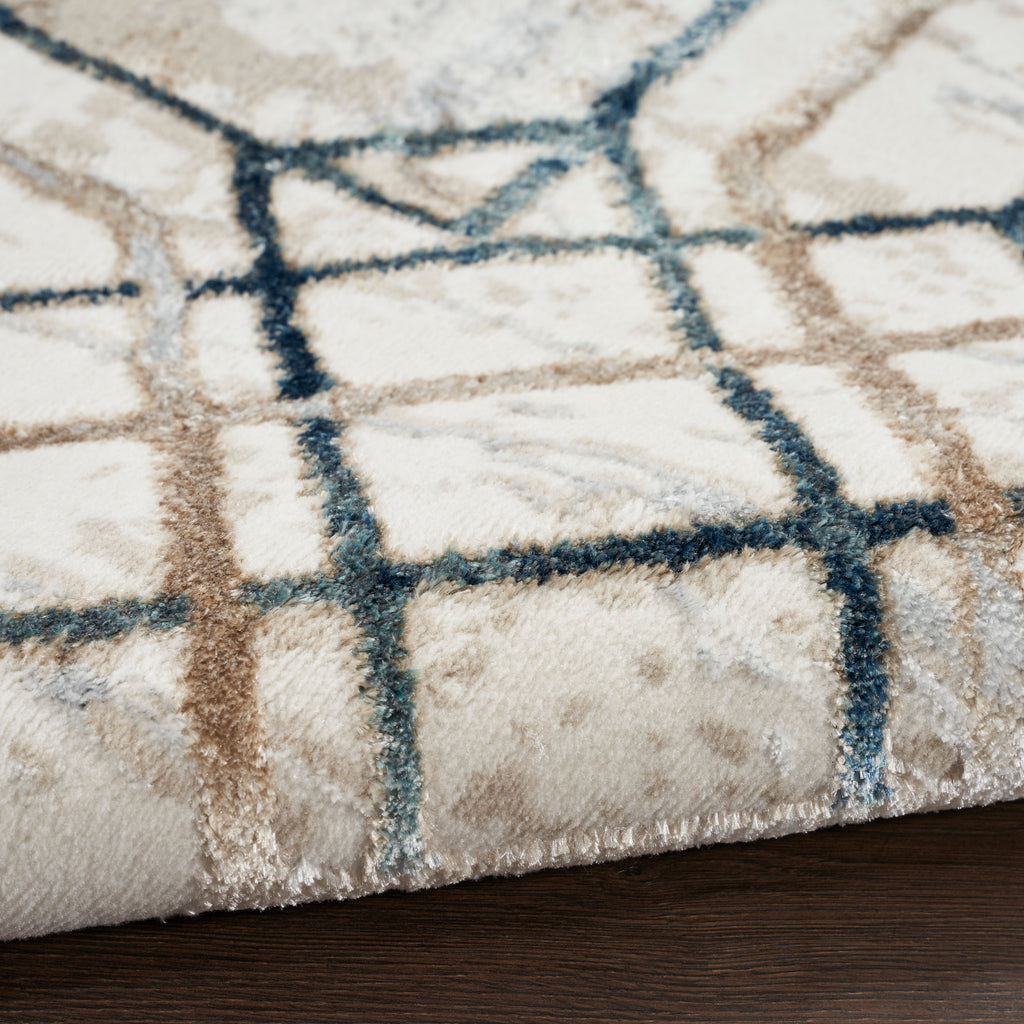 nourison glitz glz03 ivory taupe rug