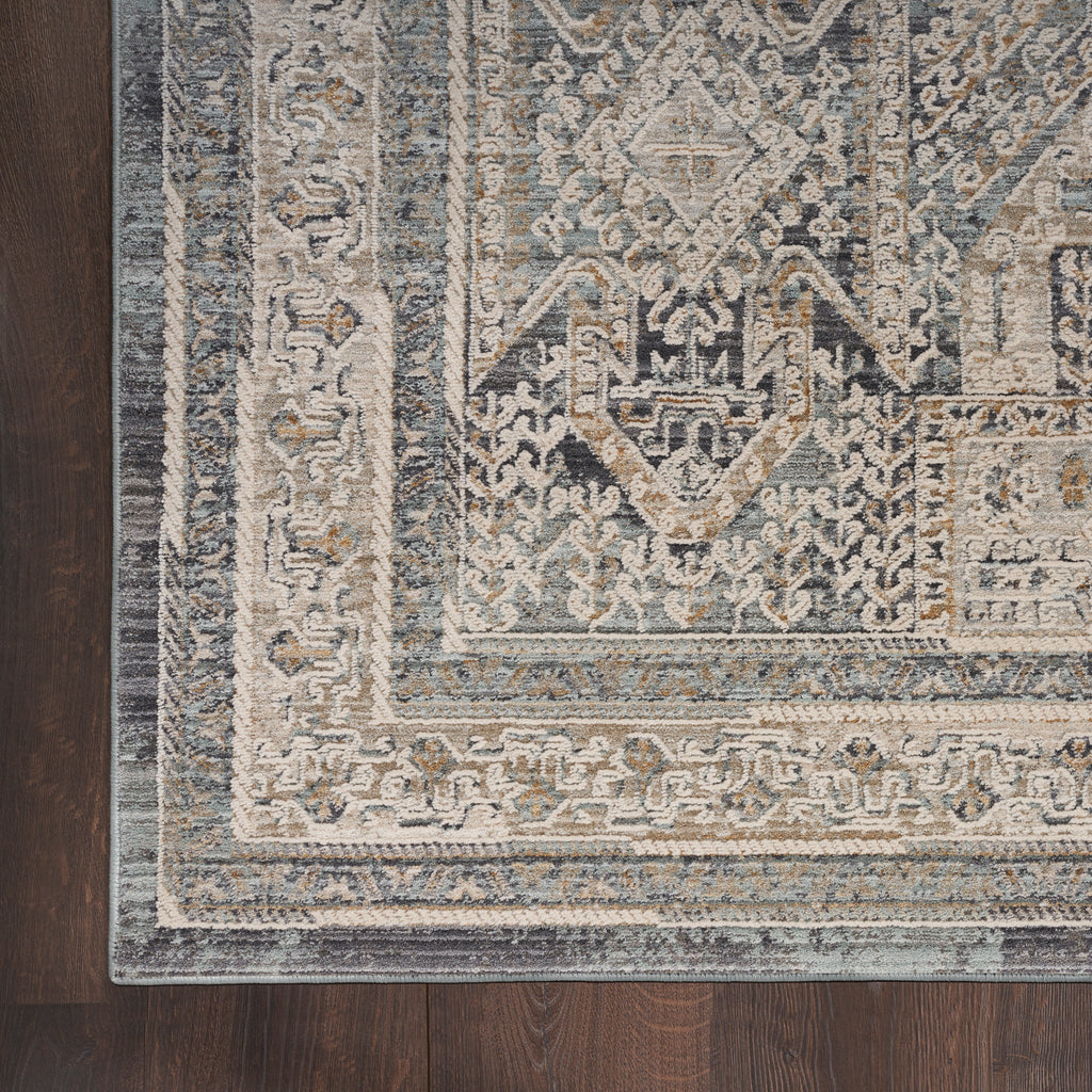 nourison lynx lnx01 ivory charcoal rug