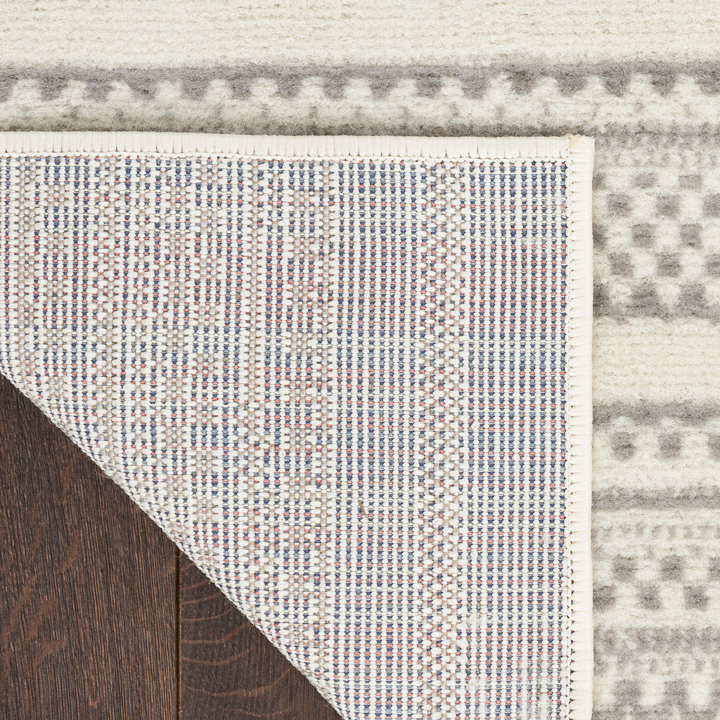 nourison grafix grf41 ivory grey rug