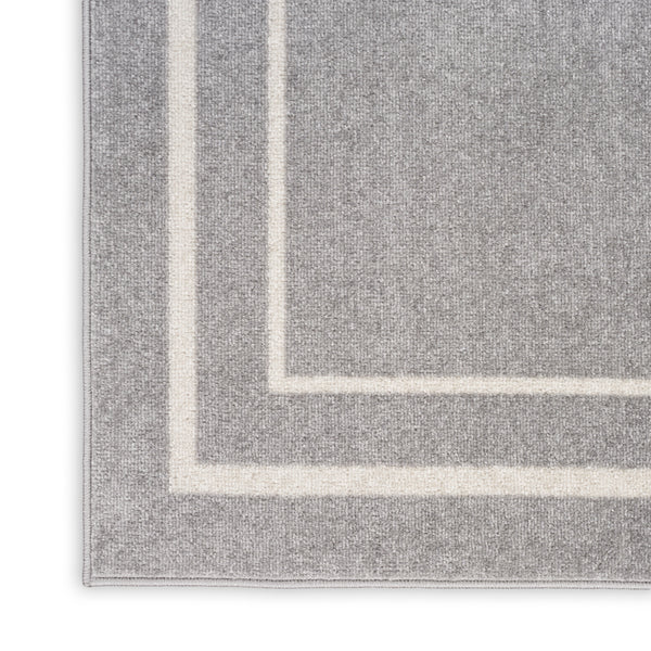 nourison nourison essentials nre02 grey ivory rug