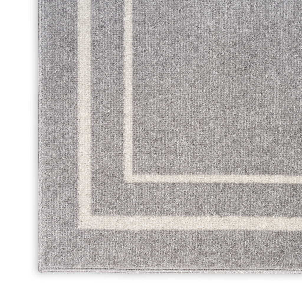 nourison nourison essentials nre02 grey ivory rug