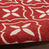 nourison nourison essentials nre04 brick ivory rug