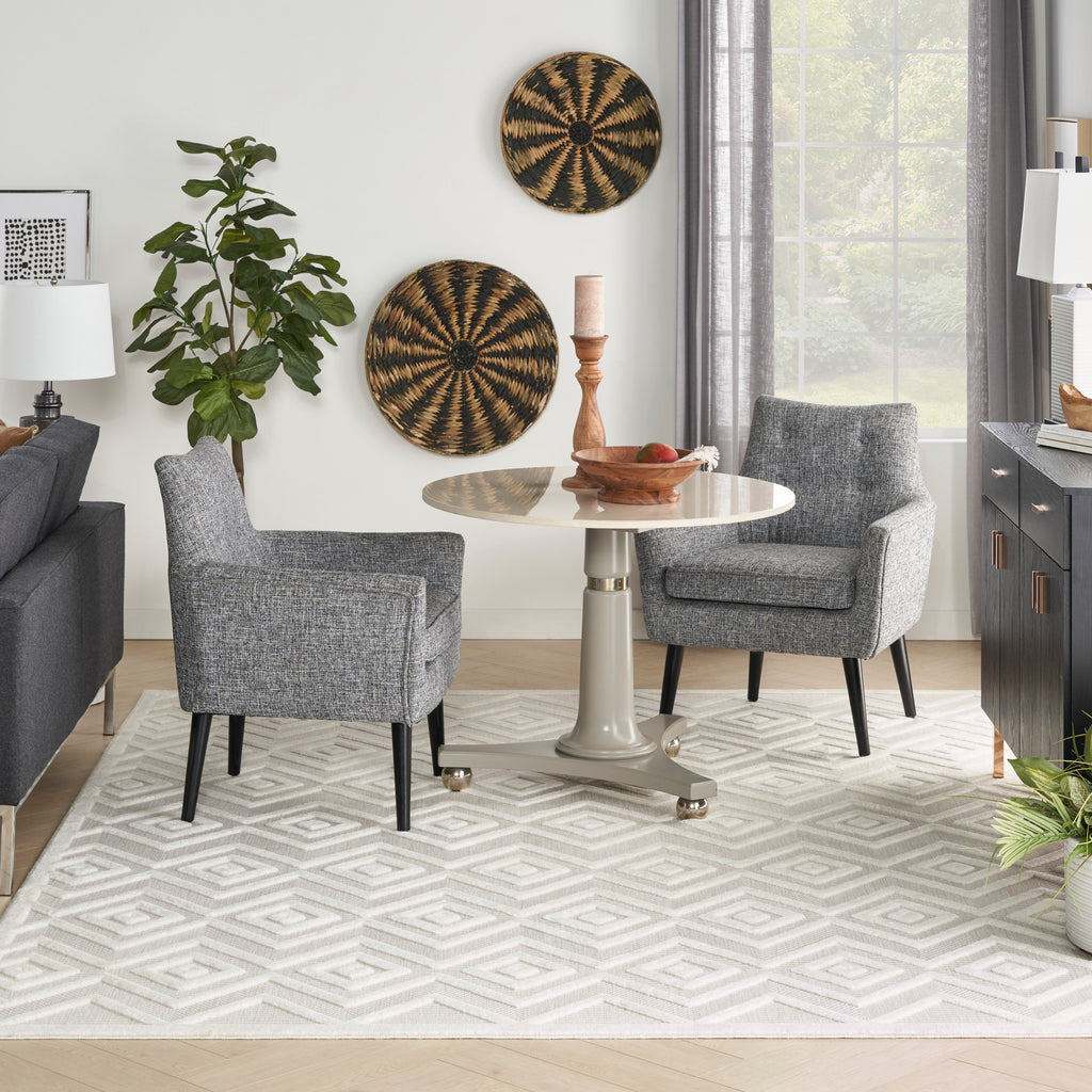nourison versatile nrv01 ivory white rug