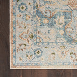 nourison astra machine washable asw12 beige blue rug