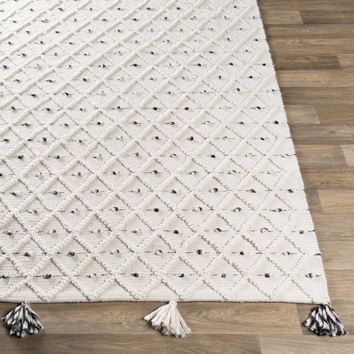 Hauteloom Sadleir SADLE Black Woven/Flatwoven RecycledPETYarn Rug