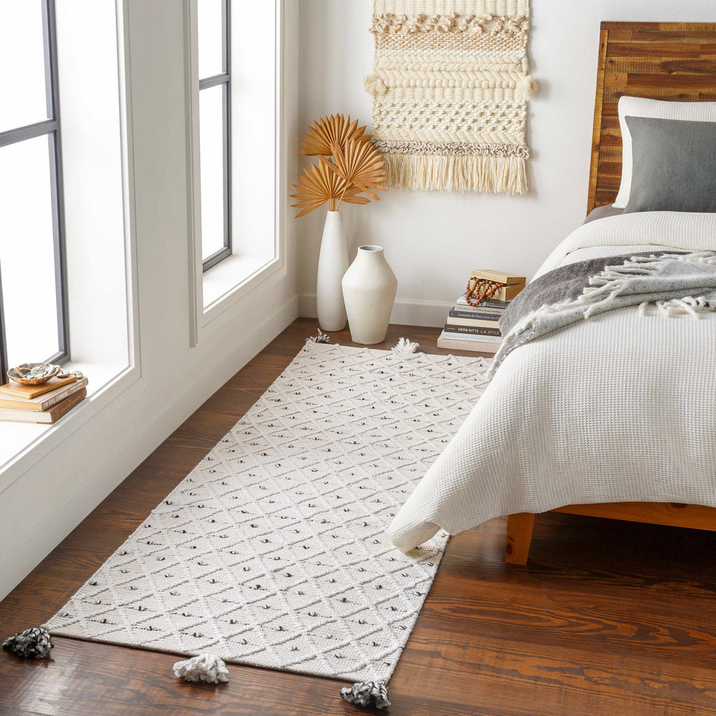 Hauteloom Sadleir SADLE Black Woven/Flatwoven RecycledPETYarn Rug