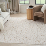 nourison grafix grf15 ivory beige rug