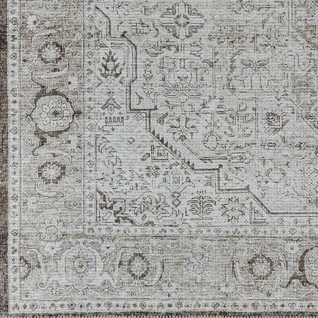 Hauteloom Anzu SAMAANZU8A1 Charcoal Machine Made Polyester Rug