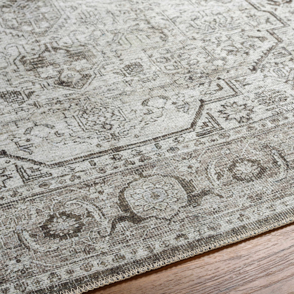 Hauteloom Anzu SAMAANZU8A1 Charcoal Machine Made Polyester Rug