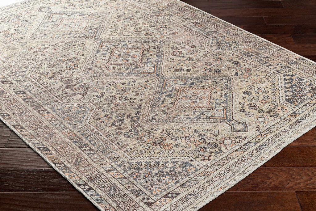 Hauteloom Barny SAMABARNYA4 Ivory Machine Made Polyester Rug