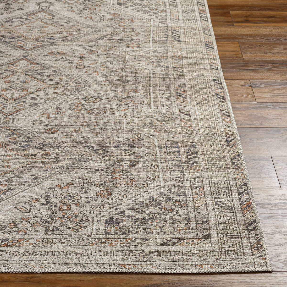 Hauteloom Barny SAMABARNYA5 Ivory Machine Made Polyester Rug