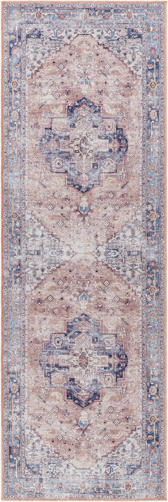 Hauteloom Kera SAMAKERABA1 Dusty Pink Machine Made Polyester Rug