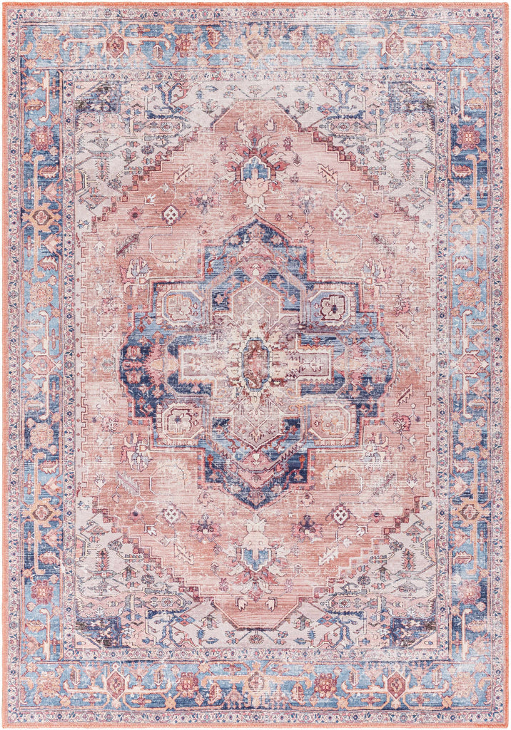 Hauteloom Kera SAMAKERABA1 Dusty Pink Machine Made Polyester Rug