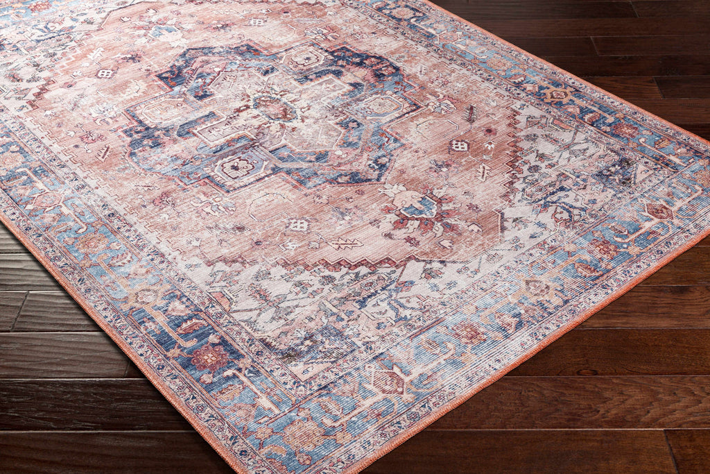 Hauteloom Kera SAMAKERABA1 Dusty Pink Machine Made Polyester Rug