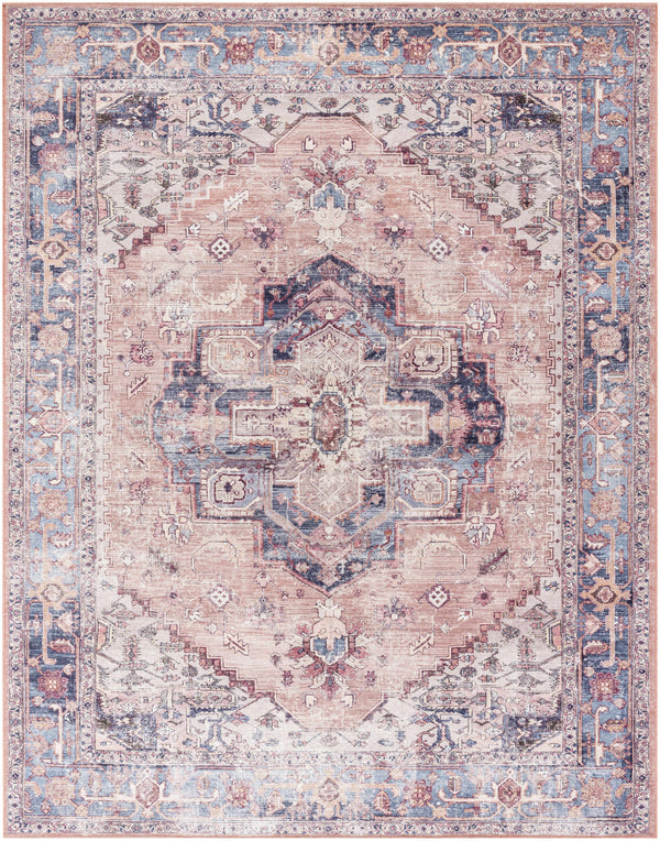 Hauteloom Kera SAMAKERABA1 Dusty Pink Machine Made Polyester Rug