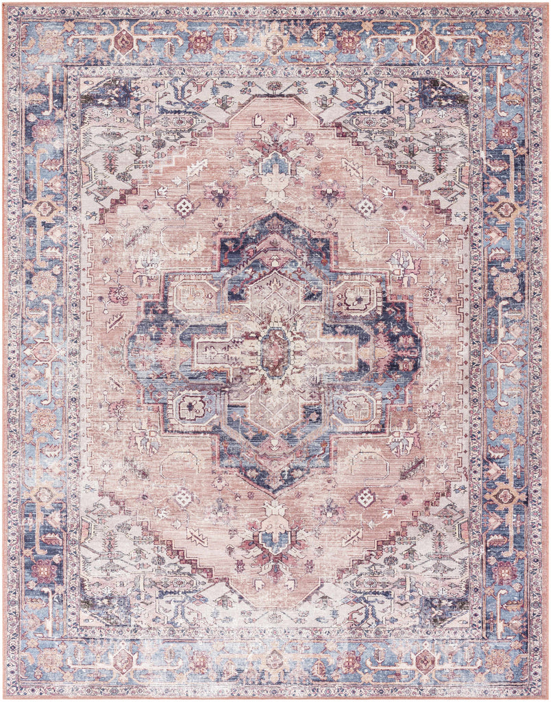 Hauteloom Kera SAMAKERABA1 Dusty Pink Machine Made Polyester Rug