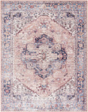 Hauteloom Kera SAMAKERABA1 Dusty Pink Machine Made Polyester Rug