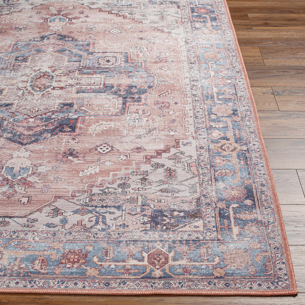 Hauteloom Kera SAMAKERABA1 Dusty Pink Machine Made Polyester Rug