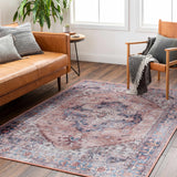 Hauteloom Kera SAMAKERABA1 Dusty Pink Machine Made Polyester Rug