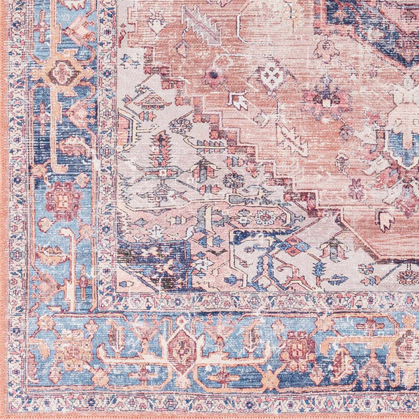 Hauteloom Kera SAMAKERABA1 Dusty Pink Machine Made Polyester Rug
