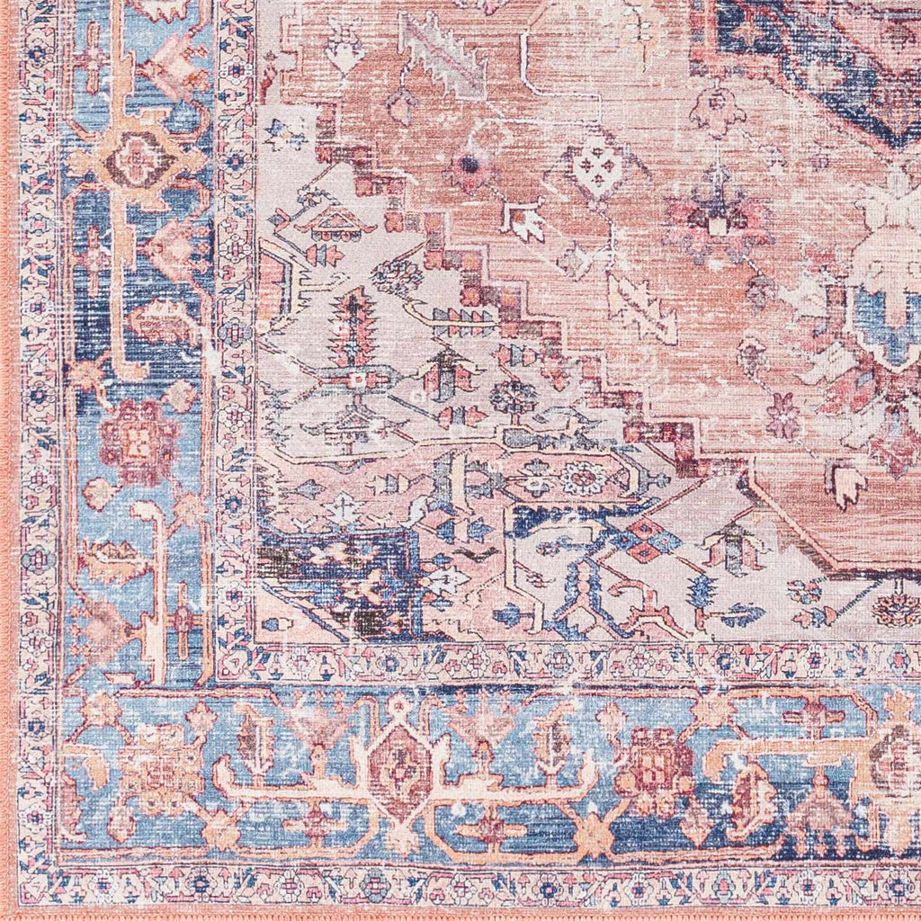Hauteloom Kera SAMAKERABA1 Dusty Pink Machine Made Polyester Rug