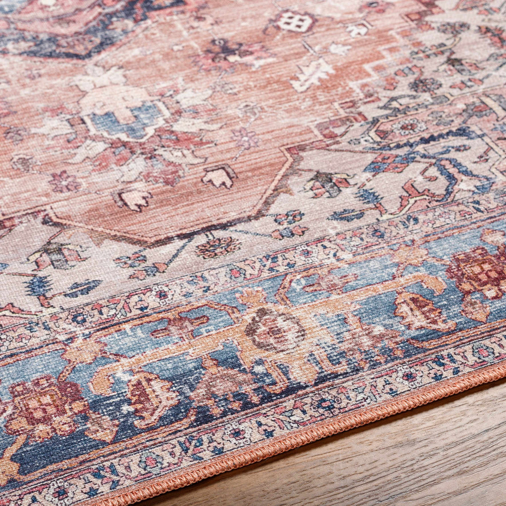 Hauteloom Kera SAMAKERABA1 Dusty Pink Machine Made Polyester Rug