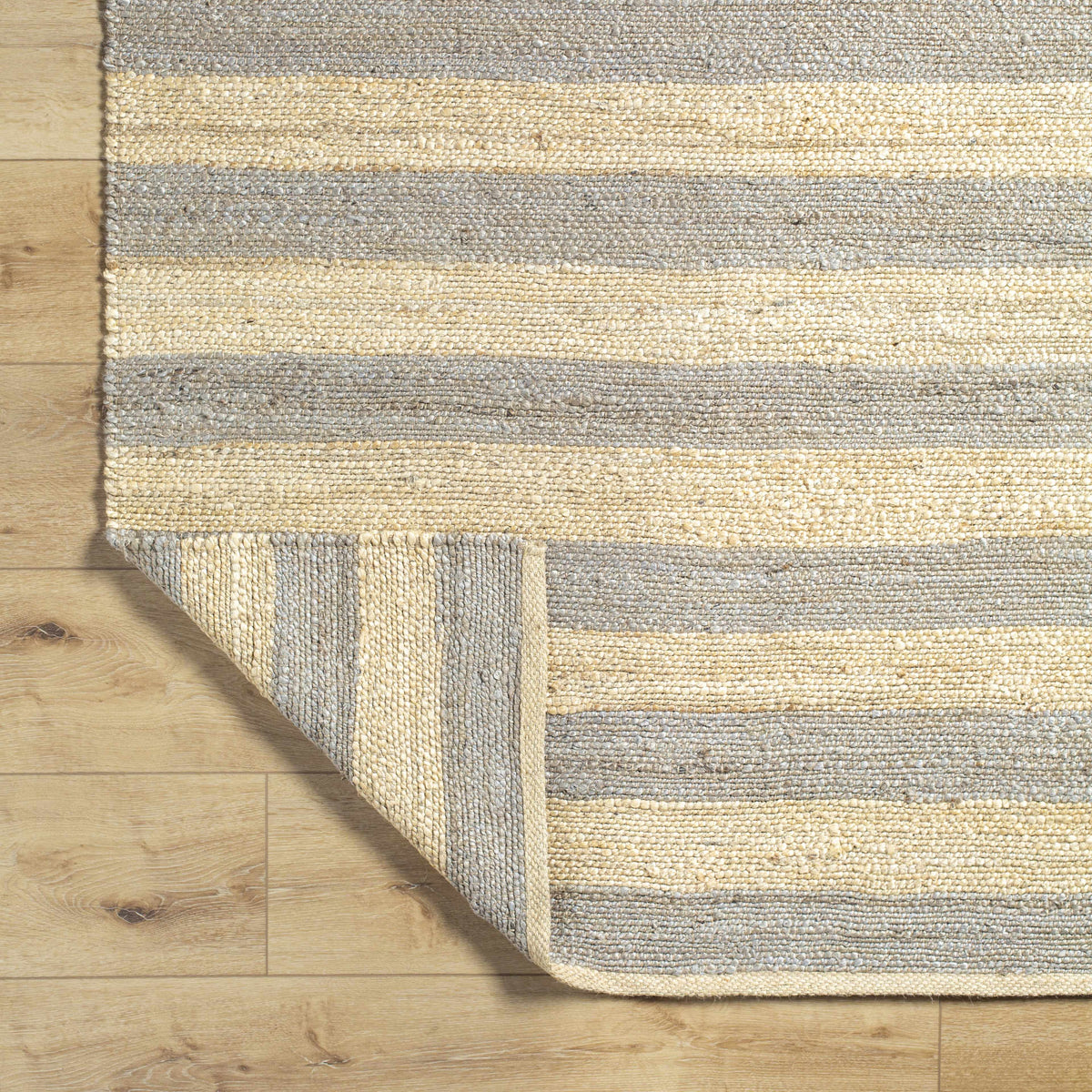 Hauteloom Ilkay SATBILKAYA2 Camel Woven/Flatwoven Jute Rug