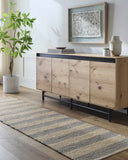 Hauteloom Ilkay SATBILKAYA2 Camel Woven/Flatwoven Jute Rug