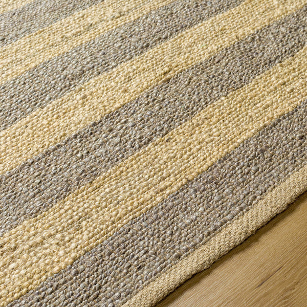 Hauteloom Ilkay SATBILKAYA2 Camel Woven/Flatwoven Jute Rug