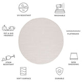 safavieh clearance sisal all weather saw460a ivory rug